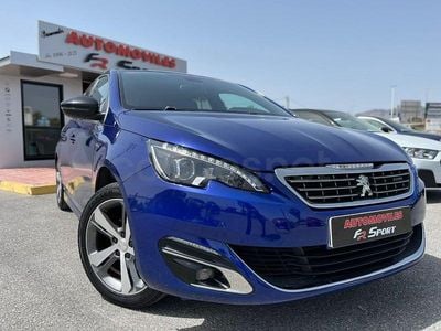 Brugt Peugeot 308 SW GT-line 130 HK (95 kW) 2017 Blå Stationcar