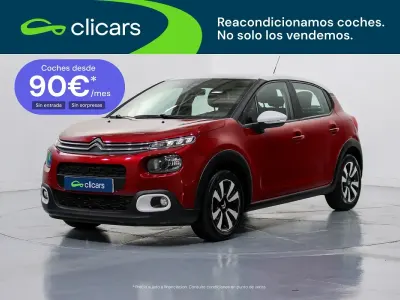 Usado Citroën C3 Feel 83 CV (61 kW) 2019 Rojo Utilitario
