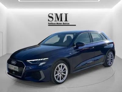 Usado Audi A3 Sportback S-Line 150 CV (110 kW) 2023 Azul Utilitario