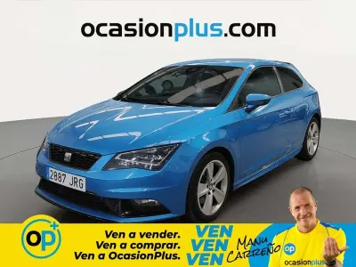 Usado Seat Leon SC FR 180 CV (132 kW) 2016 Azul Utilitario