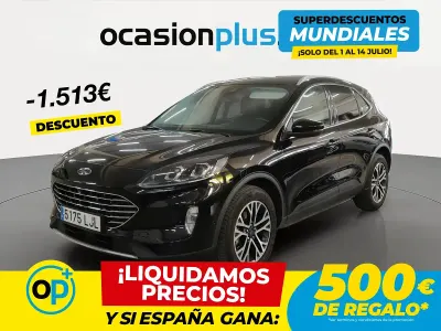 Usado Ford Kuga Titanium 150 CV (110 kW) 2020 Negro SUV