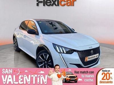 Usado Peugeot 208 GT-line 100 CV (73 kW) 2020 Blanco Utilitario