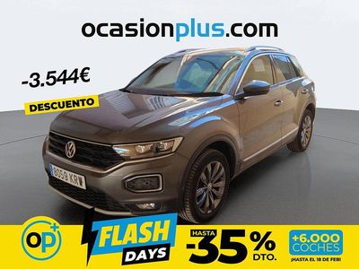Usado VW T-Roc Sportline 115 CV (84 kW) 2018 Gris / plata SUV