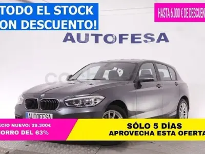 Usado BMW 118 150 CV (110 kW) 2015 Gris / plata Utilitario