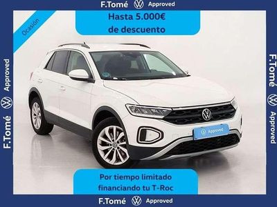 Blanco Usado 2023 VW T-Roc Life SUV | 27.450 € (Precio justo)