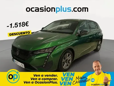 Usado Peugeot 308 Active 130 CV (95 kW) 2022 Verde Berlina