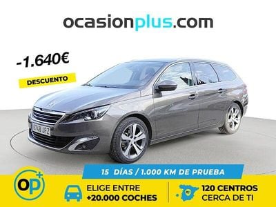 Gris Usado 2015 Peugeot 308 Allure Monovolumen | 9250 € (Precio justo)
