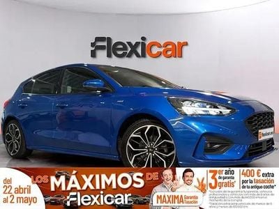 Begagnad Ford Focus ST-Line 125 HK (91 kW) 2019 Blå