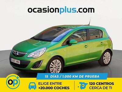 Usado Opel Corsa Selective 86 CV (63 kW) 2013 Verde Utilitario