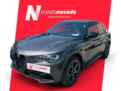 Usado Alfa Romeo Stelvio Veloce 210 CV (154 kW) 2023 Gris / plata SUV