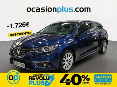 Usado Renault Mégane GrandTour Zen 140 CV (102 kW) 2019 Azul Familiar