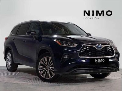Usado Toyota Highlander Advance 246 CV (180 kW) 2022 Azul orión SUV