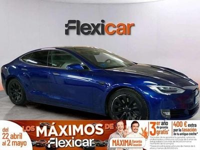 Begagnad Tesla Model S 386 kW (525 HK) 2019 Blå Halvkombi