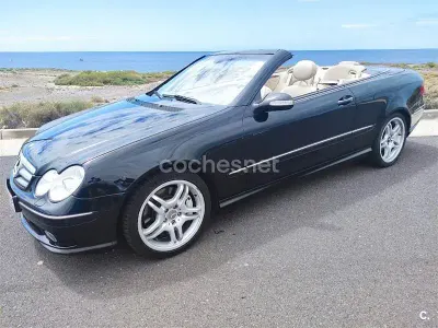 Usado Mercedes CLK500 Avantgarde 306 CV (225 kW) 2004 Negro Descapotable
