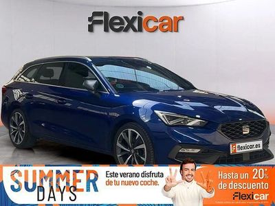 Usado Seat Leon FR 150 CV (110 kW) 2021 Azul Familiar