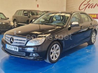 Usado Mercedes C180 Avantgarde 156 CV (114 kW) 2007 Negro Berlina