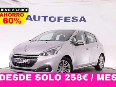 Usado Peugeot 208 Allure 110 CV (80 kW) 2018 Gris Utilitario