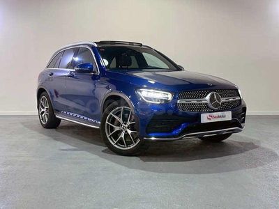 Usado Mercedes GLC200 197 CV (144 kW) 2020 Azul SUV