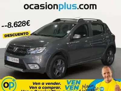 Usado Dacia Sandero Stepway Ambiance 90 CV (66 kW) 2018 Gris Utilitario