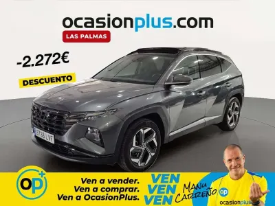 Usado Hyundai Tucson 265 CV (194 kW) 2021 Gris SUV