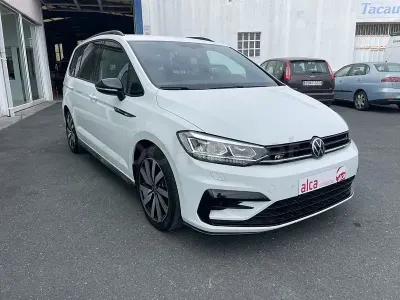 Usado VW Touran Sportline 150 CV (110 kW) 2021 Blanco Monovolumen