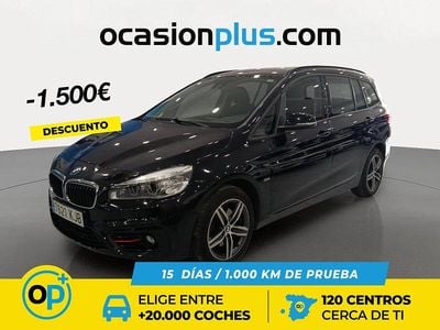 Negro Usado 2018 BMW 218 Gran Tourer Monovolumen | 16.500 € (Precio justo)