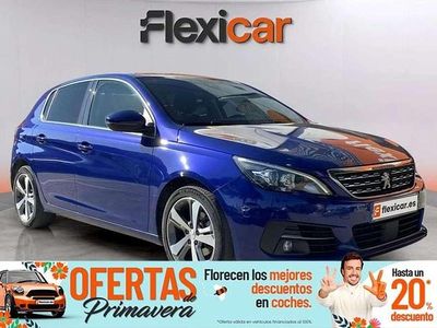 Usado Peugeot 308 Allure 131 CV (96 kW) 2020 Azul Utilitario