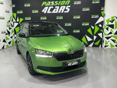 Usado Skoda Fabia 95 CV (69 kW) 2018 Verde Berlina