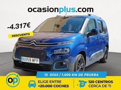 Azul Usado 2023 Citroën e-Berlingo Shine Monovolumen | 19.990 € (Precio justo)