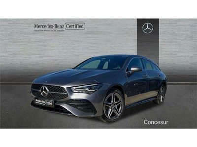Gris Usado 2024 Mercedes CLA250e Shooting Brake AMG line Familiar | 44.900 € (Caro)