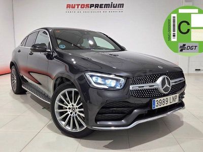 Usado Mercedes GLC220 194 CV (142 kW) 2021 Negro Coupe