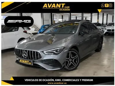 Usado Mercedes CLA250e 218 CV (160 kW) 2024 Gris / plata Coupe