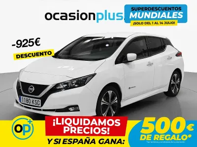 Usado Nissan Leaf N-Connecta 110 kW (150 CV) 2018 Blanco Utilitario