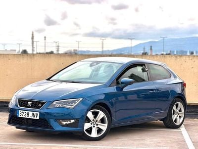 Usado Seat Leon FR 150 CV (110 kW) 2016 Azul Utilitario