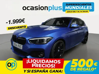 Usado BMW 120 184 CV (135 kW) 2019 Azul Utilitario