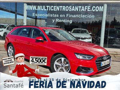 Usado Audi A4 Advanced Plus 163 CV (119 kW) 2021 Rojo Berlina