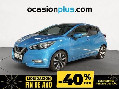 Azul Usado 2017 Nissan Micra Tekna Utilitario | 11.528 € (Buen precio)
