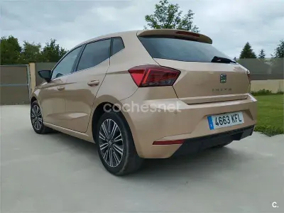 Usado Seat Ibiza Style 75 CV (55 kW) 2017 Marrón Berlina