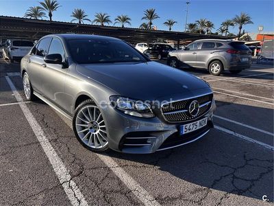 Usado Mercedes E43 AMG 401 CV (294 kW) 2018 Gris / plata Berlina