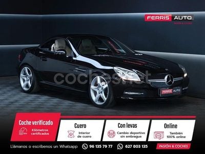 Negro Usado 2011 Mercedes SLK200 Descapotable | 22.990 € (Precio justo)