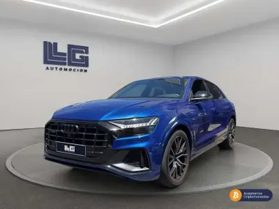 Usado Audi Q8 S-line plus 462 CV (339 kW) 2021 Azul SUV