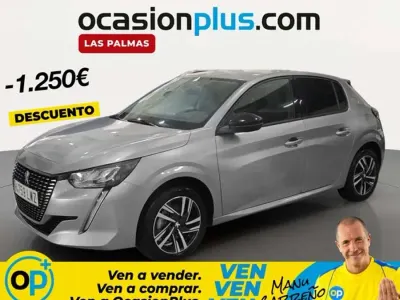 Usado Peugeot 208 Allure 102 CV (75 kW) 2022 Gris Utilitario