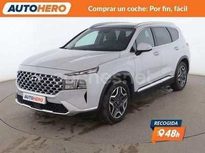 Blanco Usado 2021 Hyundai Santa Fe SUV | 31.699 € (Un poco caro)