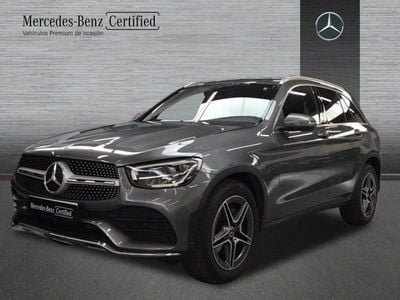 Usado Mercedes GLC200 AMG line 163 CV (119 kW) 2021 Gris / plateado SUV