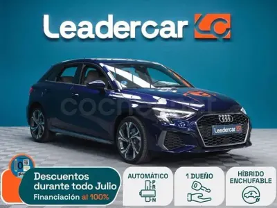 Usado Audi A3 S-Line 204 CV (150 kW) 2021 Azul Berlina