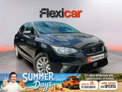 Usado Seat Ibiza Reference 75 CV (55 kW) 2019 Negro Utilitario