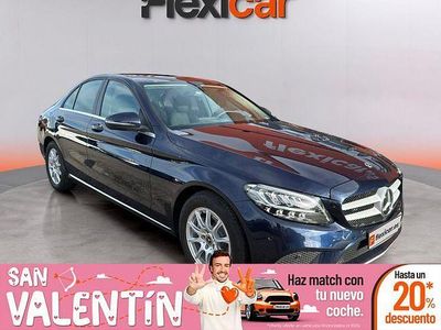 Usado Mercedes C200 160 CV (117 kW) 2021 Azul Berlina