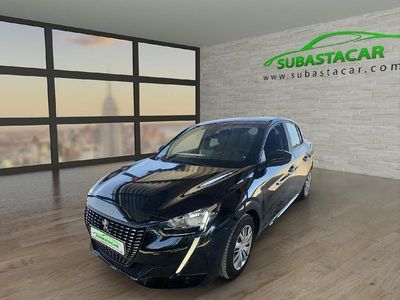 Usado Peugeot 208 Active 100 CV (73 kW) 2021 Negro metalizado Utilitario