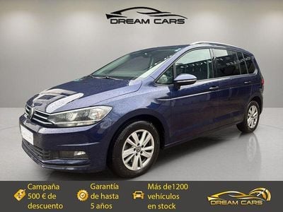 Usado VW Touran Advance 122 CV (89 kW) 2021 Azul Monovolumen