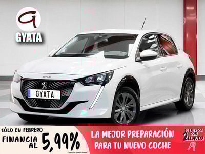 Usado Peugeot e-208 Allure 100 kW (136 CV) 2021 Blanco Utilitario